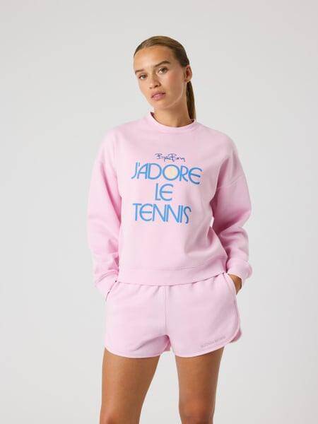 Björn Borg Borg Boyfriend Sweatshirt Rosa, XXL 