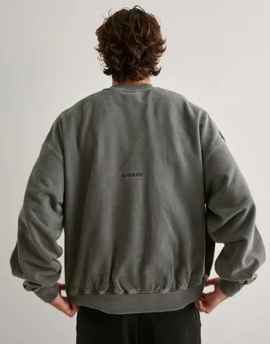 ANNARR Anrhackett Crew Neck Sweat Sweatshirts Grå 