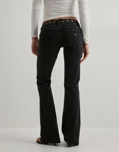 Abrand Jeans - Svart - 00 Kick Brie Eyelet Tall