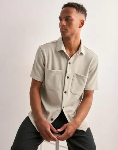 Only & Sons Onsnewkodyl Reg Ss Shirt Kortärmade skjortor Beige 