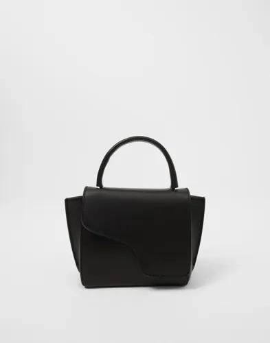 ATP ATELIER - Svart - Montalcino Leather Mini Handbag 