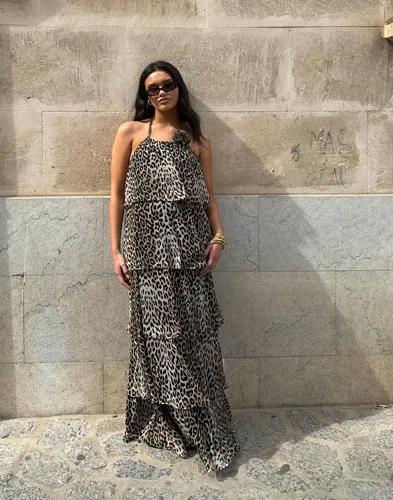 Pieces - Svart - Pcclara Sl Long Layred Dress Kca Bc 