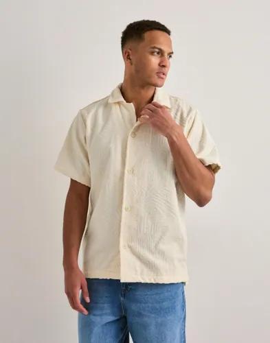 OAS Cuba Terry Shirt Kortärmade skjortor Beige 