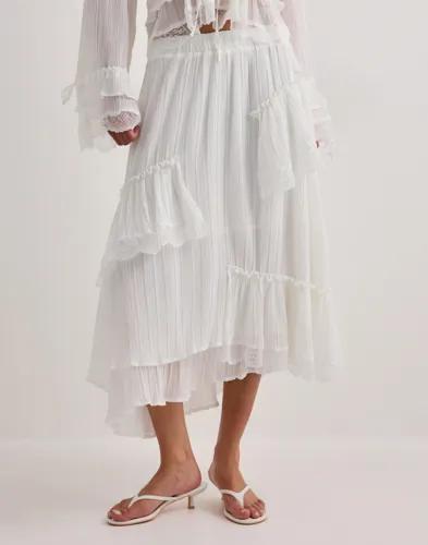 Vero Moda - Vit - Vmfeline Nw 7/8 Skirt Exp 