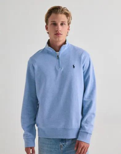 Polo Ralph Lauren Lshzm1-long Sleeve-knit Half zip Blå 