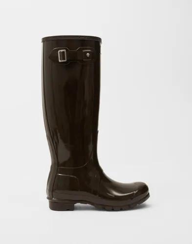 Hunter - Brun - Original Tall Gloss Boot 