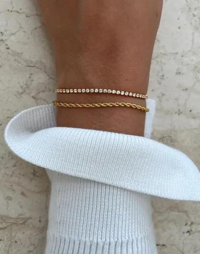 Muli Collection - Guld - Rope Chain Bracelet 