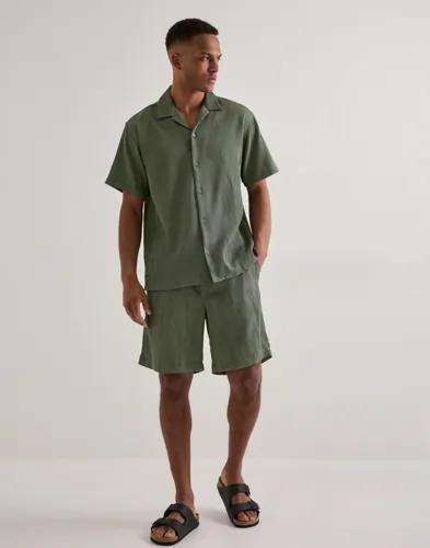 Jack & Jones Jjeharrison Resort Shirt Ss Sn Set Kortärmade skjortor Grön 