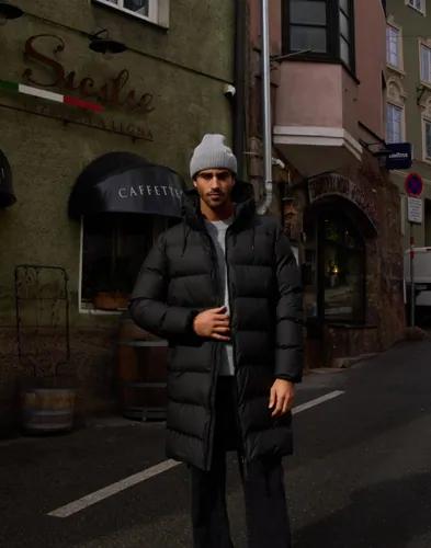 Rains Alta Long Puffer Jacket W3T4 Vinterjackor Svart