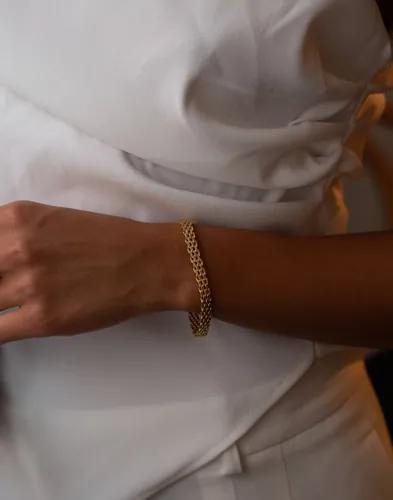 Muli Collection - Guld - Meshlink Bracelet 