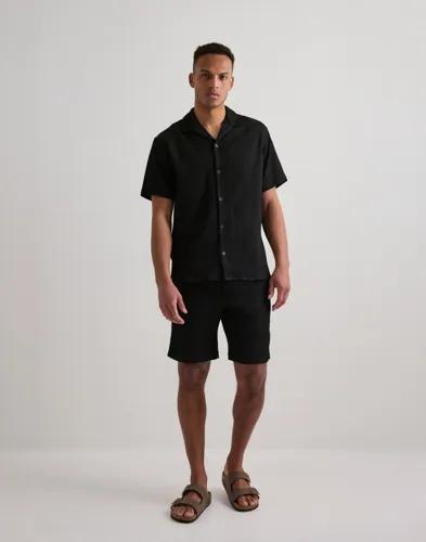 Jack & Jones Jjeharrison Resort Shirt Ss Sn Set Kortärmade skjortor Svart 