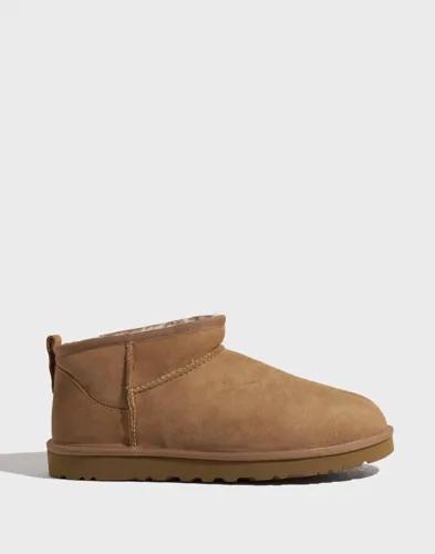UGG M Classic Ultra Mini Vinterskor Beige 