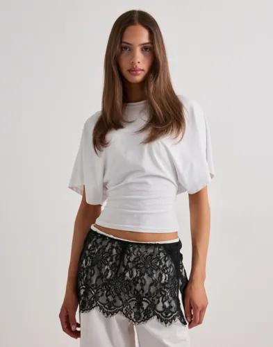 Nelly - Svart - Lace Mini Skirt 