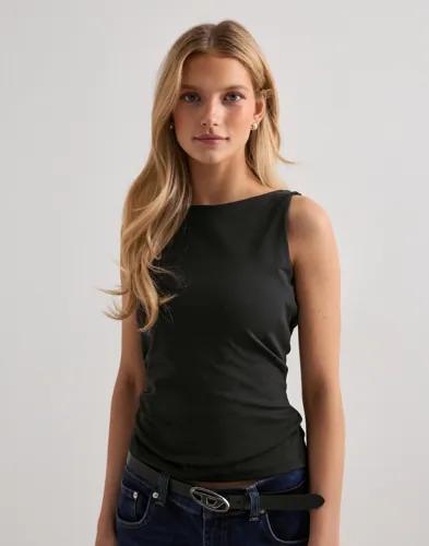 Vero Moda - Svart - Vmmillion Sl Square Top 2-Way Jrs N 
