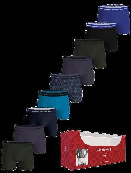 Björn Borg Cotton Stretch Boxers 9-pack Svart, XXL