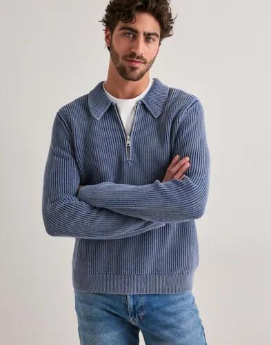 Samsøe Samsøe Saearl Hz Polo 15952 Cardigans & Koftor Blå 