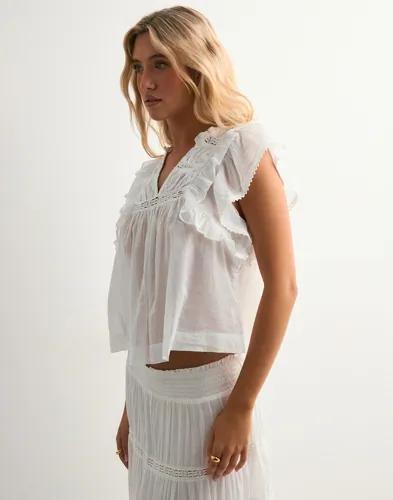 Neo Noir - Vit - Jayla S Voile Top 