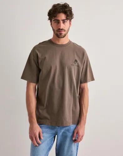 Samsøe Samsøe Sacohen T-shirt 15489 Kortärmade t-shirts Brun 