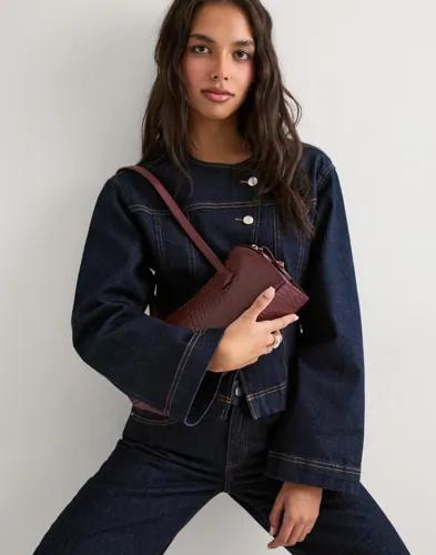 BECKSÖNDERGAARD - Röd - Croc Babette Bag 