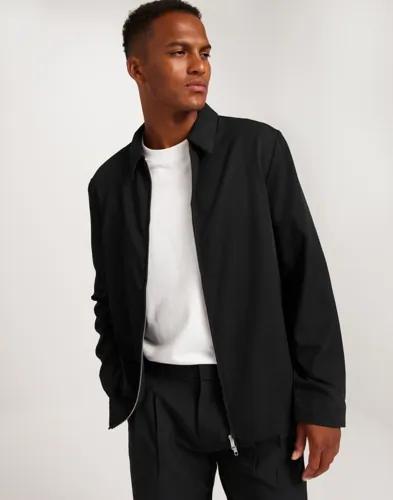 Ciszere Evander suit zip overshirt Overshirts Svart 