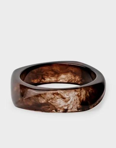 Muli Collection - Brun - Resin Bangle Bracelet 