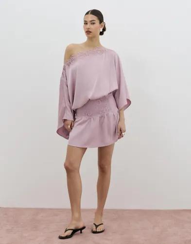 Nelly - Rosa - Slouchy Lace Dress 