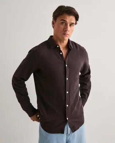 Only & Sons Onscaiden Life Ls Solid Linen Shirt Gröna skjortor 