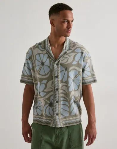 Only & Sons Onsduke Rlx 14 Jaq Ss Shirt Knit Kortärmade skjortor Grön 