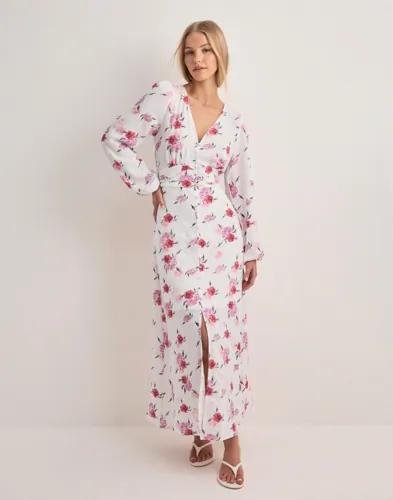 Vero Moda - Rosa - Vmlisa Ls V-Neck Long Dress Wvn 