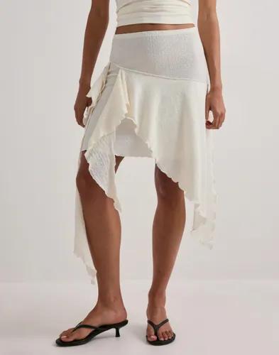 Vero Moda - Vit - Vmhazel Hw Asm Lace Skirt Jrs Exp 