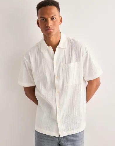 Jack & Jones Jprcceaston Seersucker S/S Shirt Ln Kortärmade skjortor Vit 