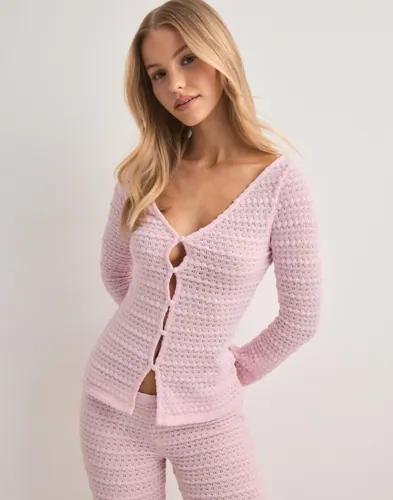 Nelly - Rosa - Crochet LS Cardigan 