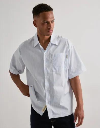 Woodbird Wbwang Wok Shirt Kortärmade skjortor Blå 