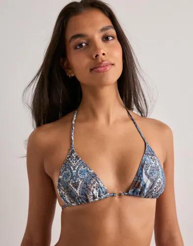 Nelly - Blå - Ring Decor Bikini Triangle 