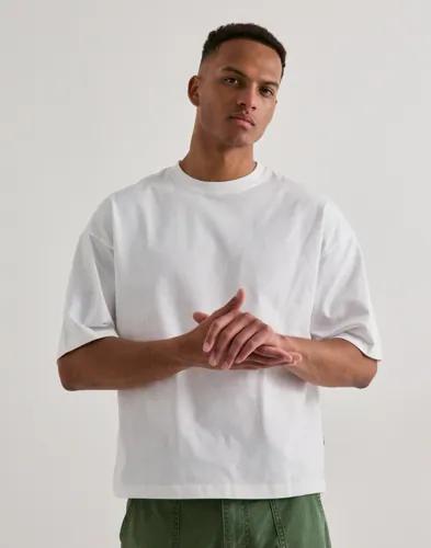 Only & Sons Onsfred Rlx Ss Crop Tee Kortärmade t-shirts Vit 