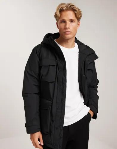 Selected Men Slhron Parka Vinterjackor Svart