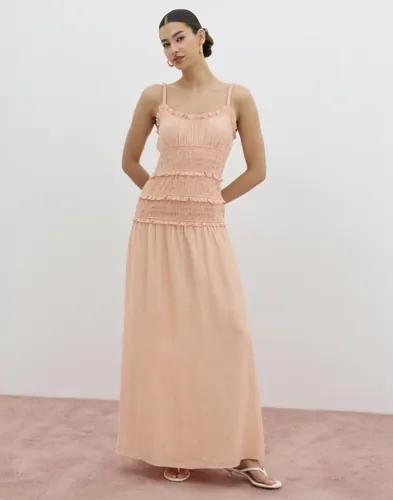 Nelly - Orange - Frill Detail Dress 