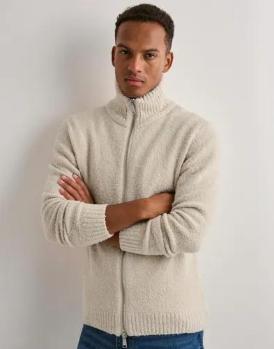 Brand Island Marcello Zip Knit V1 Tröjor med dragkedja Beige 