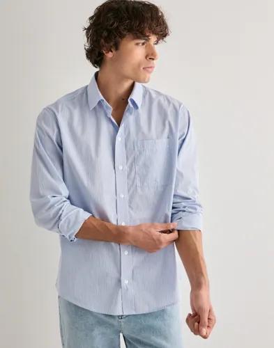 Casual Friday Cfbjørn Striped Shirt Vardagsskjortor Vit 