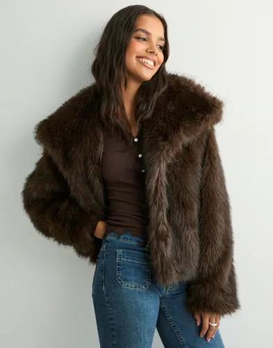 Only - Brun - Onldawn Life Faux Fur Jacket Cc Otw 
