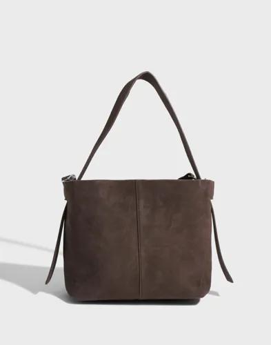 BECKSÖNDERGAARD - Brun - Suede Fraya Small Bag 