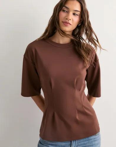 Vero Moda - Brun - Vmtanya 2/4 Fitted Top Jrs Exp 