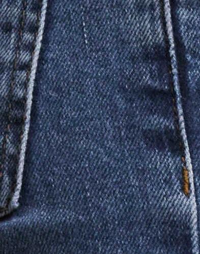 Nelly - Blå - Low Waist Straight Leg Jeans 