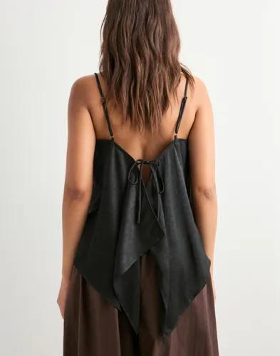 Vero Moda - Svart - Vmmollie Drapy Singlet Top Wvn Ga 