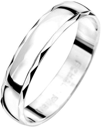 Förlovningsring i äkta silver 4mm, 44 