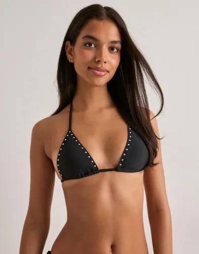 Nelly - Svart - Stud Bikini Triangle 