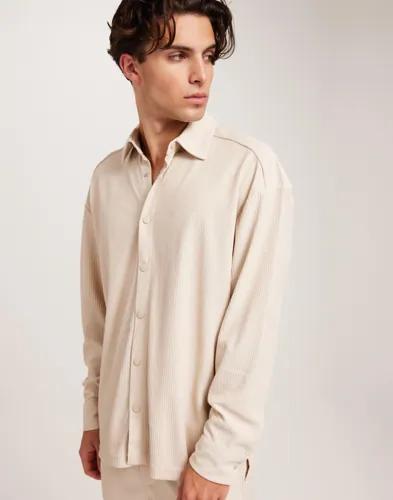 Only & Sons Onskari Plizze Ls Rlx Overshirt Skjortor Vit 