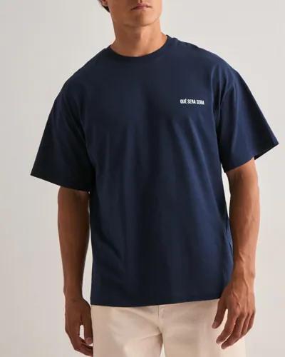 Que Sera Sera Tischi T-shirt Oversized t-shirts Blå 