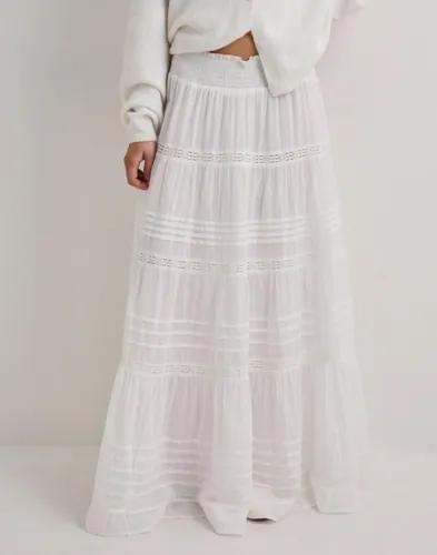 Neo Noir - Vit - Felicia S Voile Skirt 