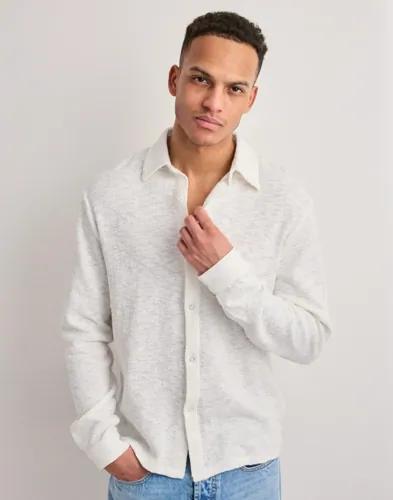 Ciszere Damien Boucle Shirt Vardagsskjortor Vit 